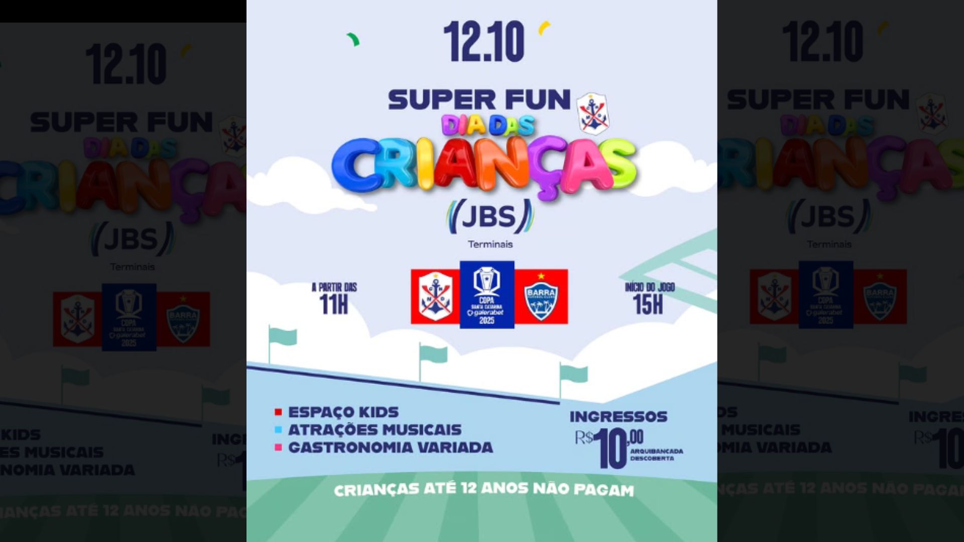 Vem aí a Super Fun JBS Terminais - edição Dia das Crianças 🥳⚓️🔴🔵